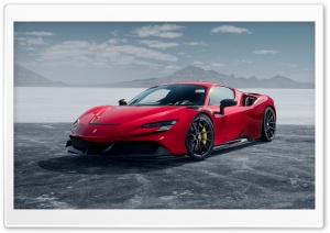 Ferrari SF90 Stradale Novitec 4K UHD Wallpaper for Widescreen and UltraWide Desktop, UltraHD TV, Smartphone, Tablet