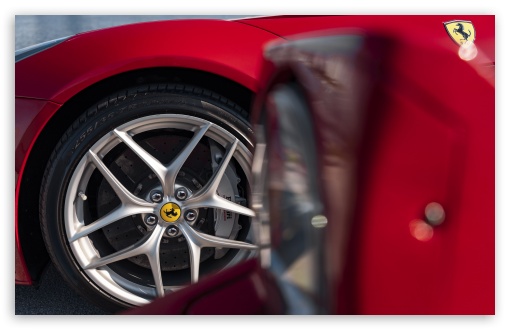 Ferrari Wheel Photoshoot UltraHD Wallpaper for UHD 16:9 ; HD 16:9 ; Widescreen 16:10 5:3 ; Fullscreen 3:2 ;