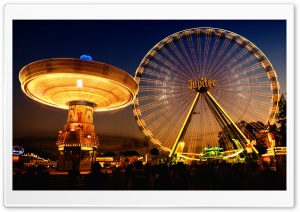 Ferris Wheel HDR Ultra HD Wallpaper for 4K UHD Widescreen desktop, tablet & smartphone