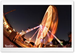 Ferris Wheel in Bordeaux, France Ultra HD Wallpaper for 4K UHD Widescreen desktop, tablet & smartphone