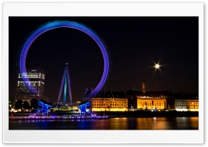 Ferris Wheel In London Ultra HD Wallpaper for 4K UHD Widescreen desktop, tablet & smartphone