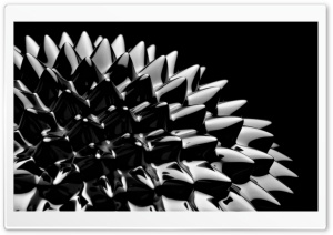 Ferrofluid Black And White Ultra HD Wallpaper for 4K UHD Widescreen desktop, tablet & smartphone