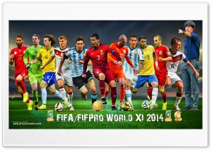FIFA WORLD XI 2014 Ultra HD Wallpaper for 4K UHD Widescreen desktop, tablet & smartphone