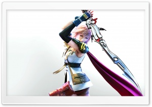 Final Fantasy XIII - Lightning Ultra HD Wallpaper for 4K UHD Widescreen desktop, tablet & smartphone