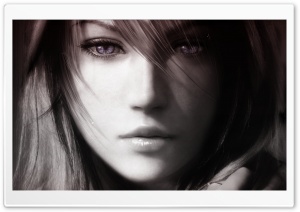 Final Fantasy XIII, Lightning Face Ultra HD Wallpaper for 4K UHD Widescreen desktop, tablet & smartphone