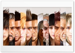 Final Fantasy XV Cast Ultra HD Wallpaper for 4K UHD Widescreen Desktop, Lockscreen, Screensaver, TV, Tablet, Smartphone