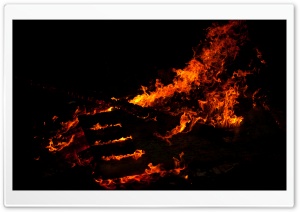 Fire at Night Ultra HD Wallpaper for 4K UHD Widescreen desktop, tablet & smartphone