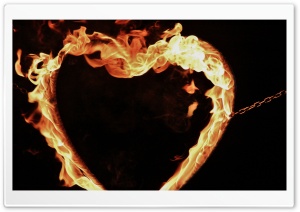 Fire Broken Heart Ultra HD Wallpaper for 4K UHD Widescreen desktop, tablet & smartphone