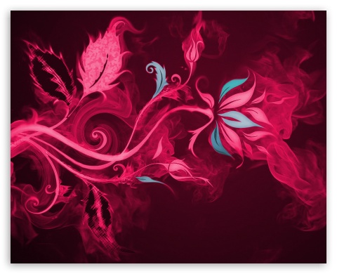 fire flower UltraHD Wallpaper for Fullscreen 5:4 ;