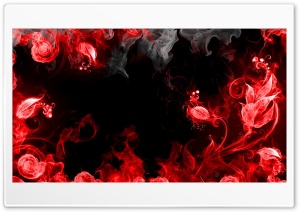 Fire Flowers Ultra HD Wallpaper for 4K UHD Widescreen desktop, tablet & smartphone