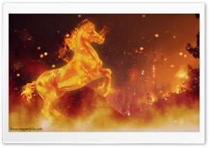 Fire Horse Ultra HD Wallpaper for 4K UHD Widescreen desktop, tablet & smartphone