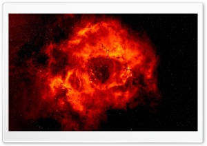 Fire Nebula Ultra HD Wallpaper for 4K UHD Widescreen desktop, tablet & smartphone