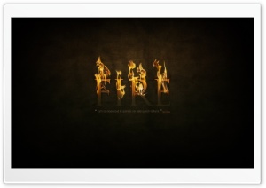 Fire Typography Ultra HD Wallpaper for 4K UHD Widescreen desktop, tablet & smartphone