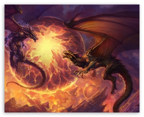 FireDragons UltraHD Wallpaper for Fullscreen 5:4 ;