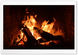 Fireplace Ultra HD Wallpaper for 4K UHD Widescreen Desktop, Lockscreen, Screensaver, TV, Tablet, Smartphone