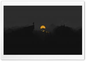 Firewatch Dark Mode 4K UHD Wallpaper for Widescreen and UltraWide Desktop, UltraHD TV, Smartphone, Tablet