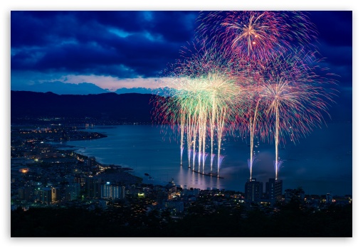 Fireworks UltraHD Wallpaper for Fullscreen 3:2 ;