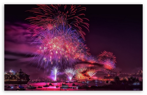 Fireworks UltraHD Wallpaper for Wide 16:10 Widescreen WHXGA WQXGA WUXGA WXGA ;