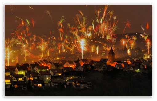 Fireworks UltraHD Wallpaper for Widescreen 16:10 ;