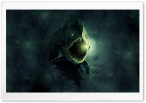 Fish Monster Ultra HD Wallpaper for 4K UHD Widescreen desktop, tablet & smartphone