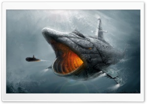 Fish Submarine Ultra HD Wallpaper for 4K UHD Widescreen desktop, tablet & smartphone