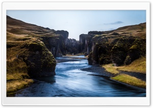 Fjadrargljufur Canyon, Fjadra River, Iceland Ultra HD Wallpaper for 4K UHD Widescreen desktop, tablet & smartphone