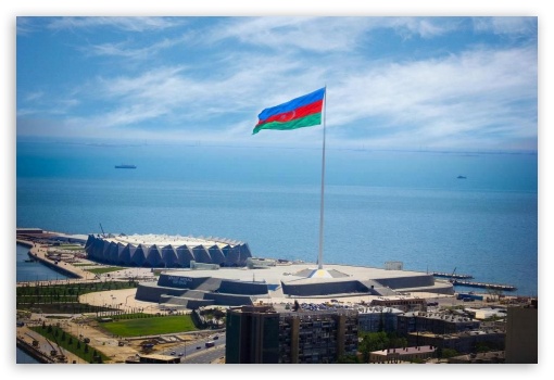 Flag square of Azerbaijan 4K UHD Background Wallpaper for UltraHD Desktop and TV