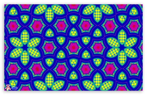 Floral Background (Blue) UltraHD Wallpaper for Widescreen 16:10 ;