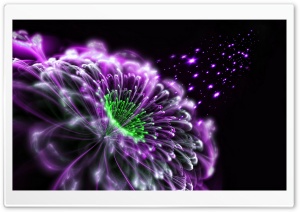 Flower Abstract Art Ultra HD Wallpaper for 4K UHD Widescreen Desktop, Lockscreen, Screensaver, TV, Tablet, Smartphone