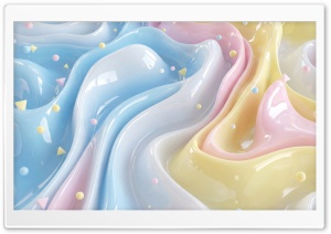 Fluid Abstract Composition 4K UHD Wallpaper for Widescreen and UltraWide Desktop, UltraHD TV, Smartphone, Tablet