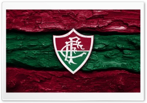 Fluminense FC Wooden Logo 4K UHD Wallpaper for Widescreen and UltraWide Desktop, UltraHD TV, Smartphone, Tablet