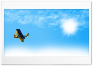Fly in Blue Sky Ultra HD Wallpaper for 4K UHD Widescreen desktop, tablet & smartphone