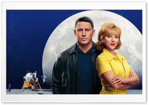 Fly Me to the Moon 2024 Movie, Scarlett Johansson and Channing Tatum Ultra HD Wallpaper for 4K UHD Widescreen Desktop, Lockscreen, Screensaver, TV, Tablet, Smartphone