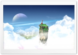 Flying Island Ultra HD Wallpaper for 4K UHD Widescreen desktop, tablet & smartphone