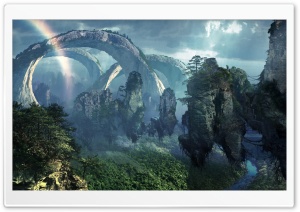 Flying Mountains Of Pandora Ultra HD Wallpaper for 4K UHD Widescreen desktop, tablet & smartphone