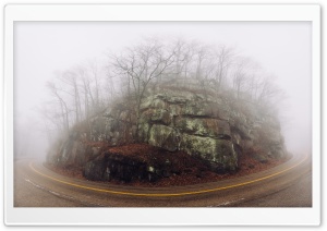 Fog, Mountain Road Ultra HD Wallpaper for 4K UHD Widescreen desktop, tablet & smartphone