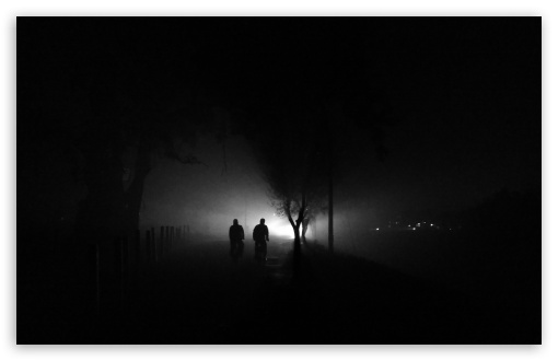 Foggy Evening UltraHD Wallpaper for Widescreen 16:10 ;