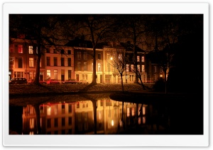 Foggy Evening, Utrecht Ultra HD Wallpaper for 4K UHD Widescreen desktop, tablet & smartphone