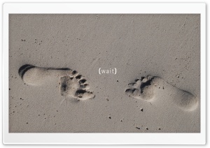 Footprints Ultra HD Wallpaper for 4K UHD Widescreen desktop, tablet & smartphone