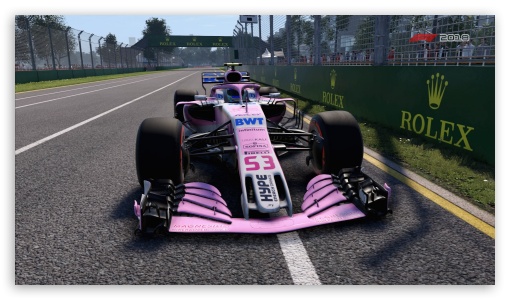 Force India F1 2018 Game UltraHD Wallpaper for HD 16:9 ;