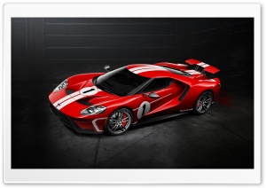 Ford GT '67 Heritage Edition Beautiful Sports Car 4K UHD Wallpaper for Widescreen and UltraWide Desktop, UltraHD TV, Smartphone, Tablet