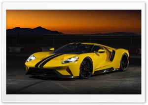 Ford GT Yellow Ultra HD Wallpaper for 4K UHD Widescreen desktop, tablet & smartphone