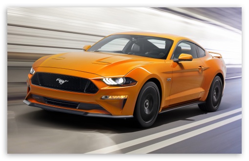 Ford Mustang GT Orange Car UltraHD Wallpaper for UHD 16:9 ; HD 16:9 ; UltraWide 21:9 24:10 ; Widescreen 16:10 ;