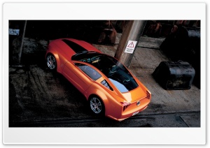 Ford Mustang panoramic orange Ultra HD Wallpaper for 4K UHD Widescreen desktop, tablet & smartphone