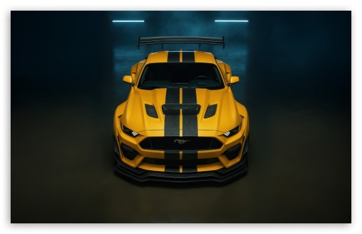 Ford Mustang Shelby GT500 Yellow Car UltraHD Wallpaper for UHD 16:9 ; HD 16:9 ; UltraWide 21:9 24:10 ; Widescreen 16:10 ; Tablet 1:1 ;