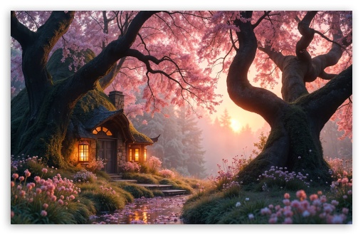 Forest Hut, Spring Scene, Artistic 4K UHD Wallpaper for Widescreen and UltraWide Desktop, UltraHD TV, Smartphone, Tablet Forest Hut, Spring Scene, Artistic UltraHD Wallpaper for UHD 16:9 ; HD 16:9 ; UltraWide 21:9 24:10 ; Widescreen 16:10 5:3 ; Fullscreen 4:3 5:4 3:2 ; Tablet 1:1 ; Mobile 9:16 9:19.5 9:20 9:21 9:22 10:16 2:3 3:5 3:4 ;