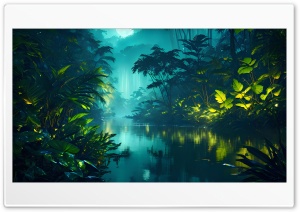 Forest In The Night 4K UHD Wallpaper for Widescreen and UltraWide Desktop, UltraHD TV, Smartphone, Tablet