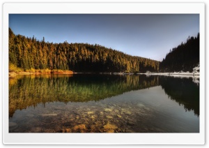 Forest Lake Reflection Ultra HD Wallpaper for 4K UHD Widescreen desktop, tablet & smartphone