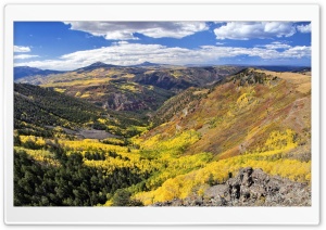 Forested Valley, Autumn Ultra HD Wallpaper for 4K UHD Widescreen desktop, tablet & smartphone