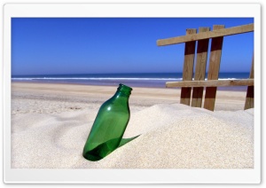 Forgotten Bottle 4K UHD Wallpaper for Widescreen and UltraWide Desktop, UltraHD TV, Smartphone, Tablet